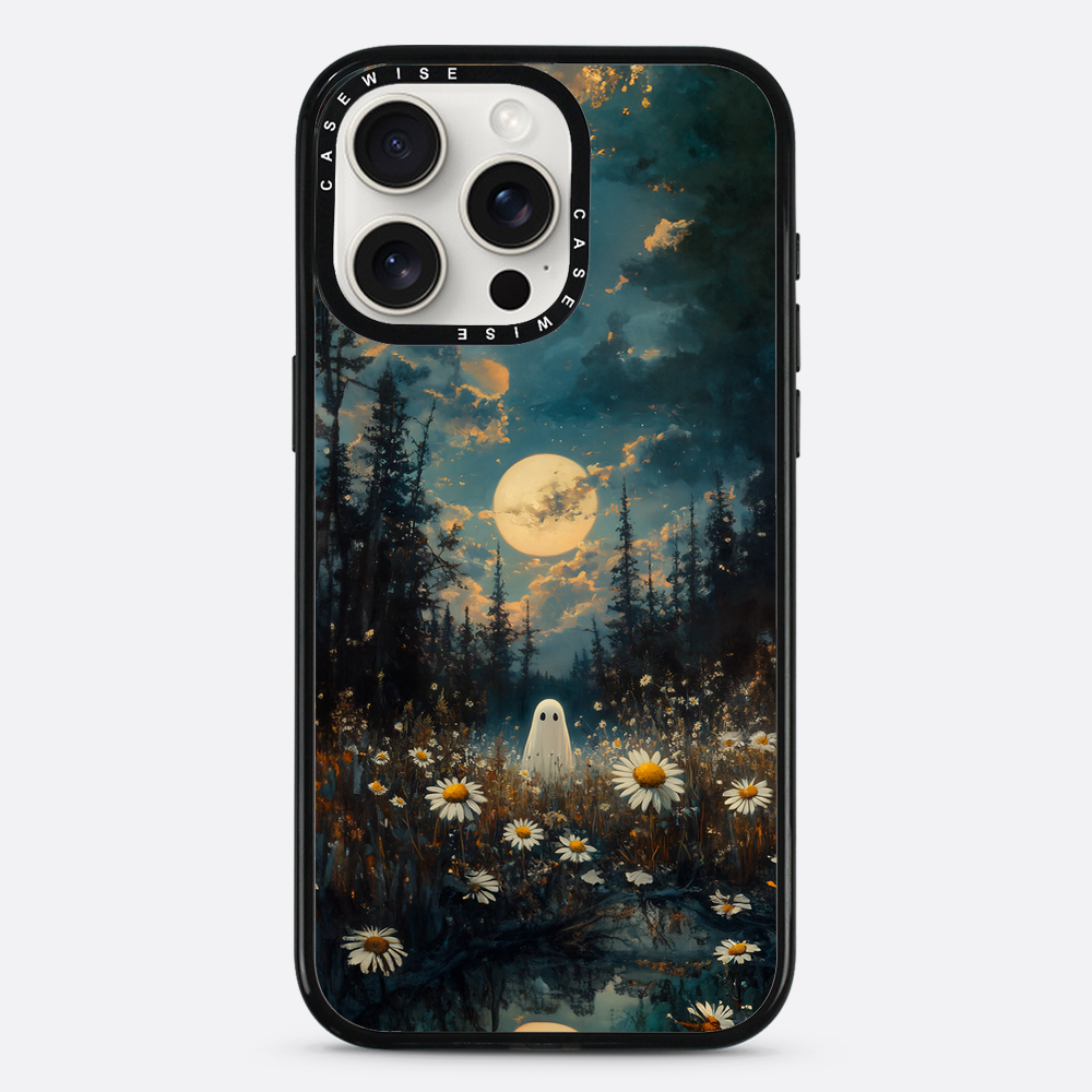Lonely Ghost in Daisy Flowers - Etui