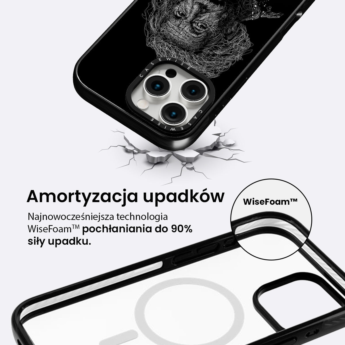digital scribble art design inspired by albert einstein - Etui
