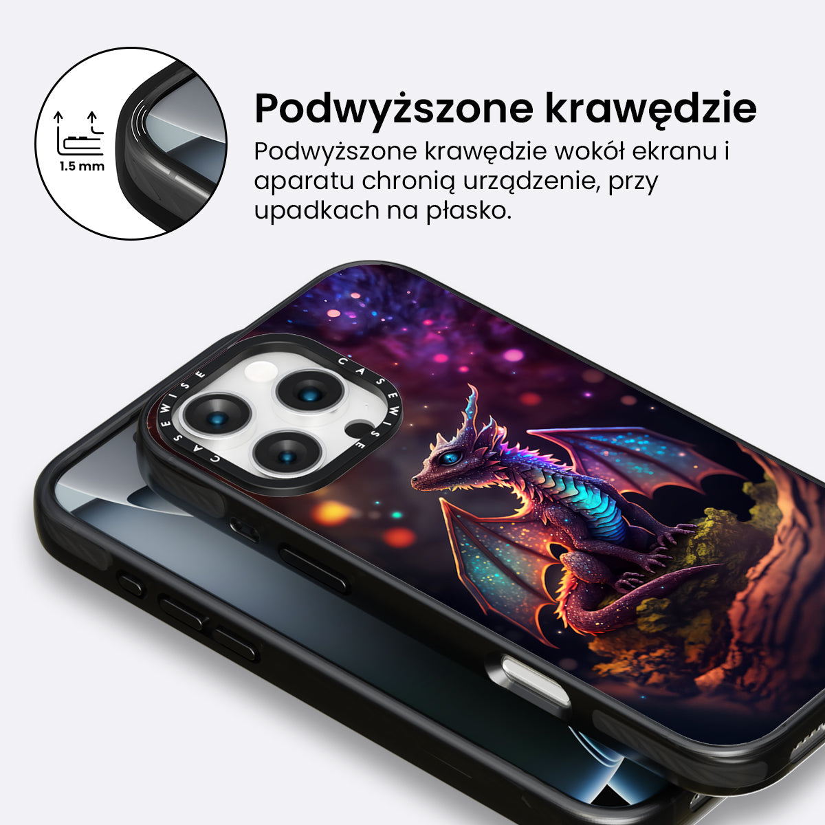 Rainbow Dragon Cub - Etui