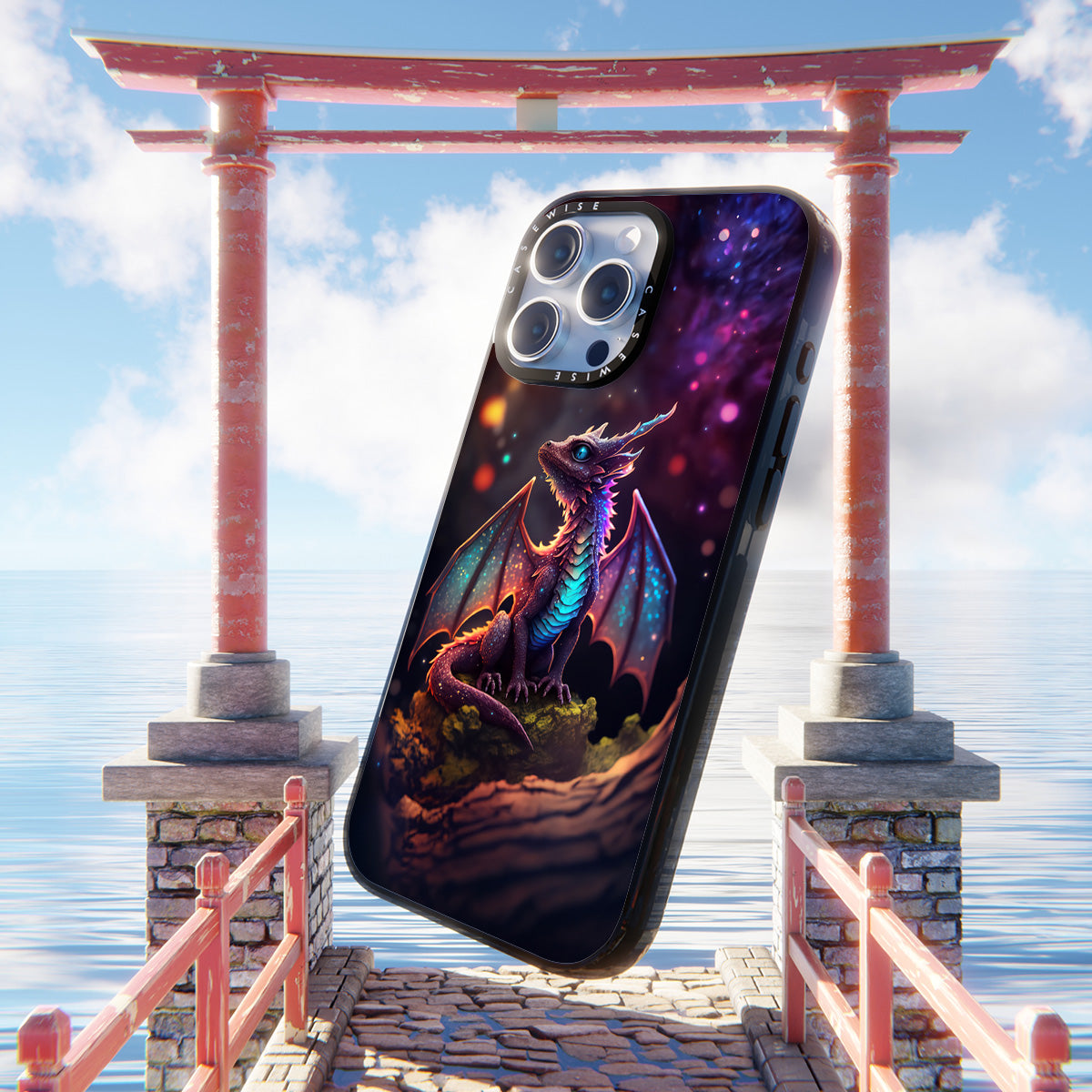 Rainbow Dragon Cub - Etui