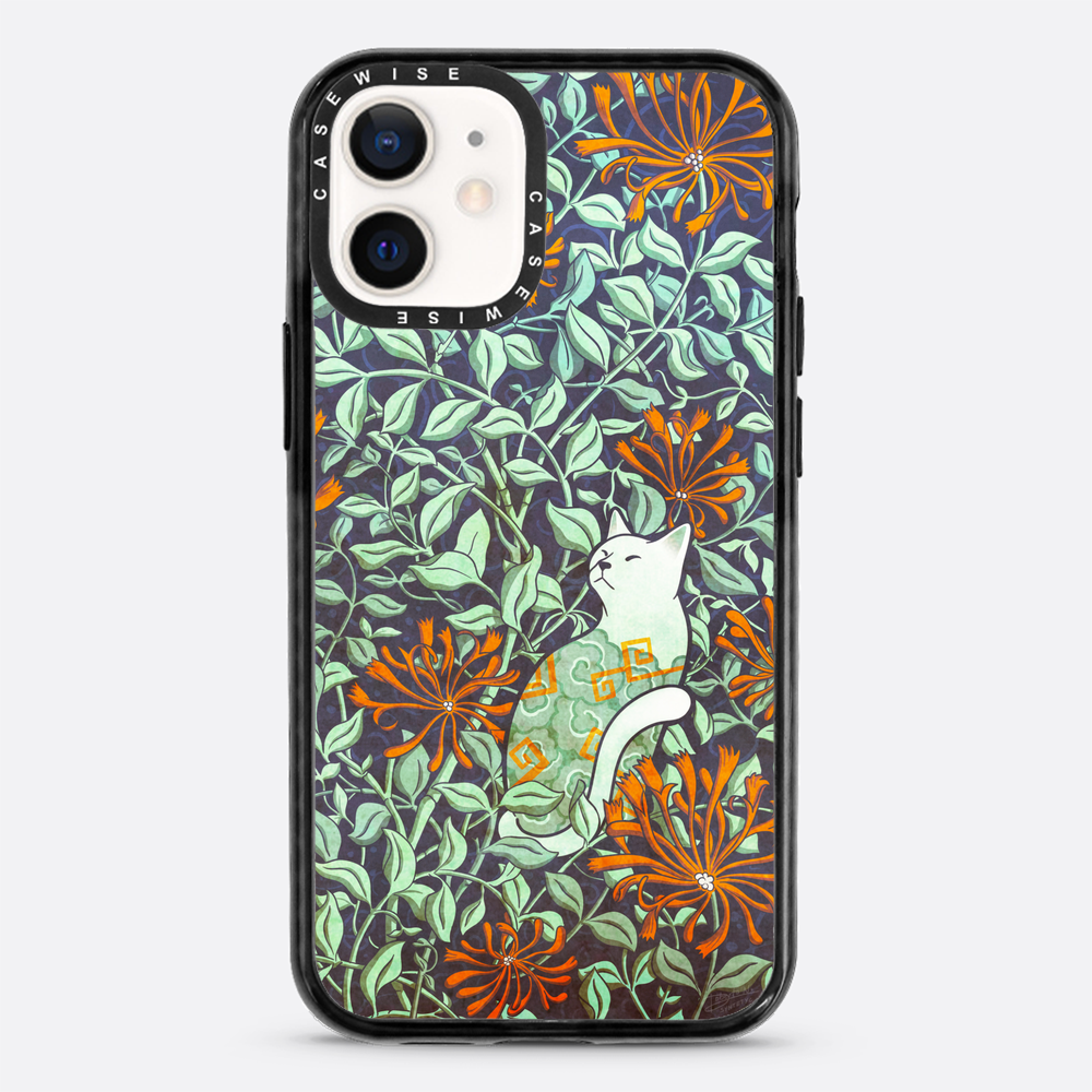 Cat and honeysuckle - Etui
