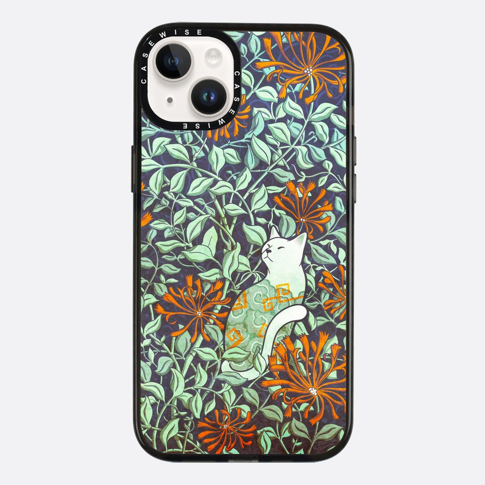 Cat and honeysuckle - Etui
