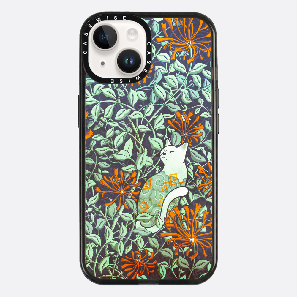 Cat and honeysuckle - Etui