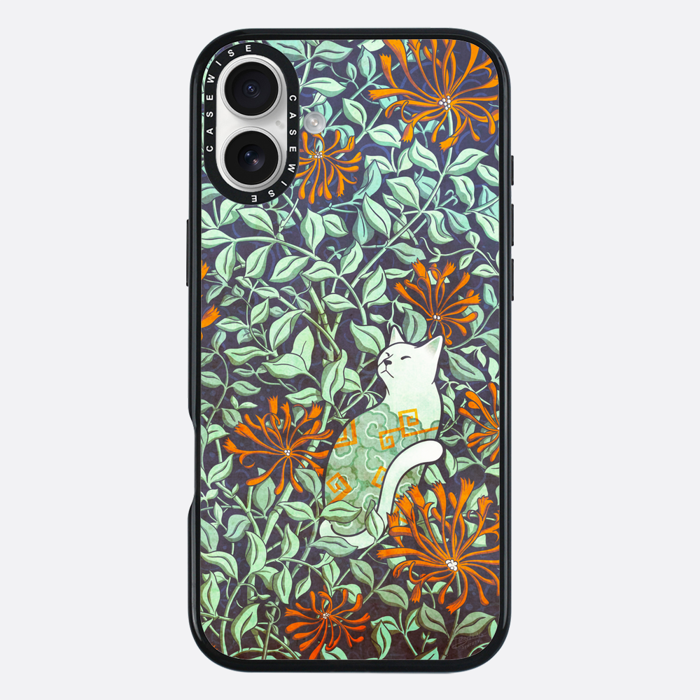 Cat and honeysuckle - Etui
