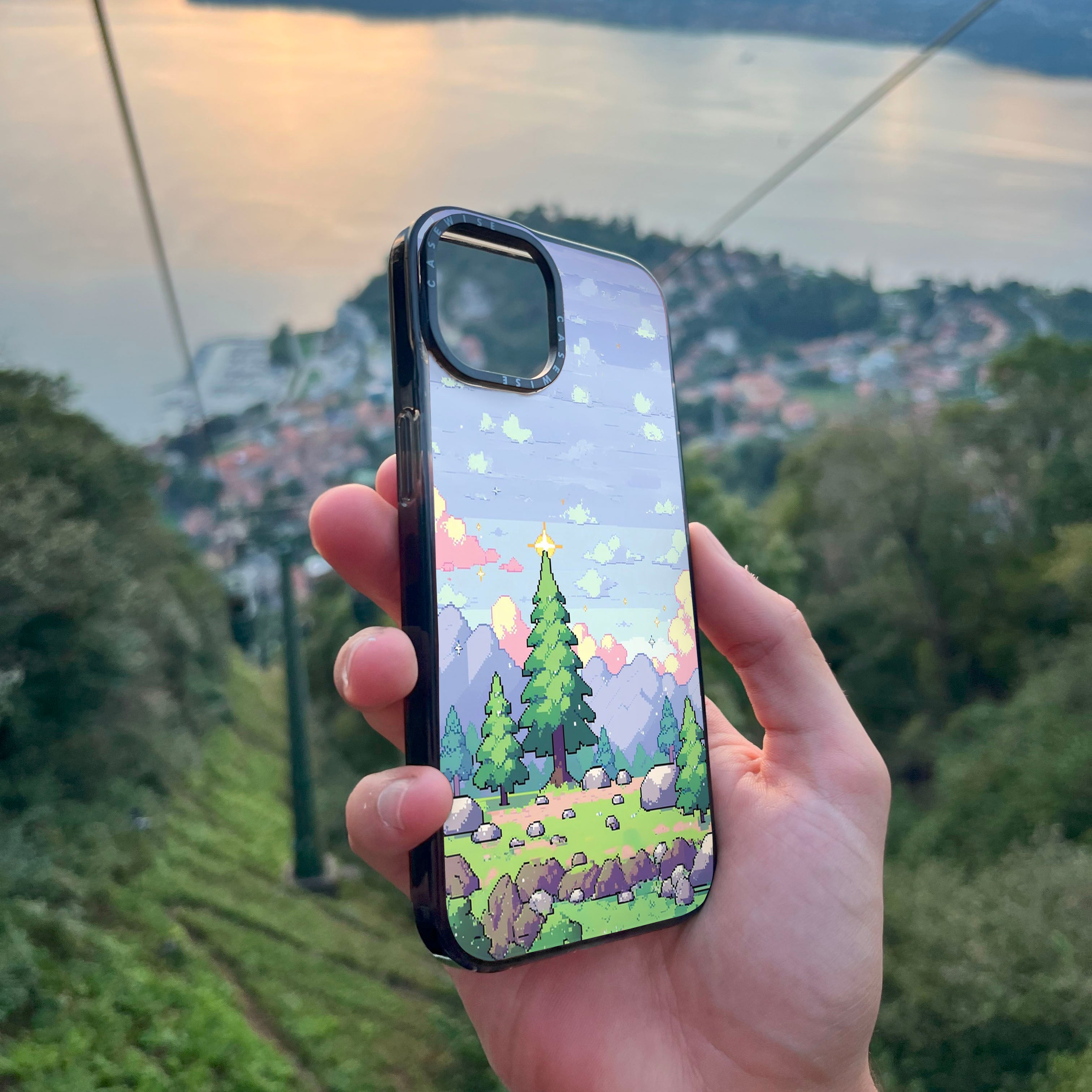 Leśna Pixel Bajka - Etui