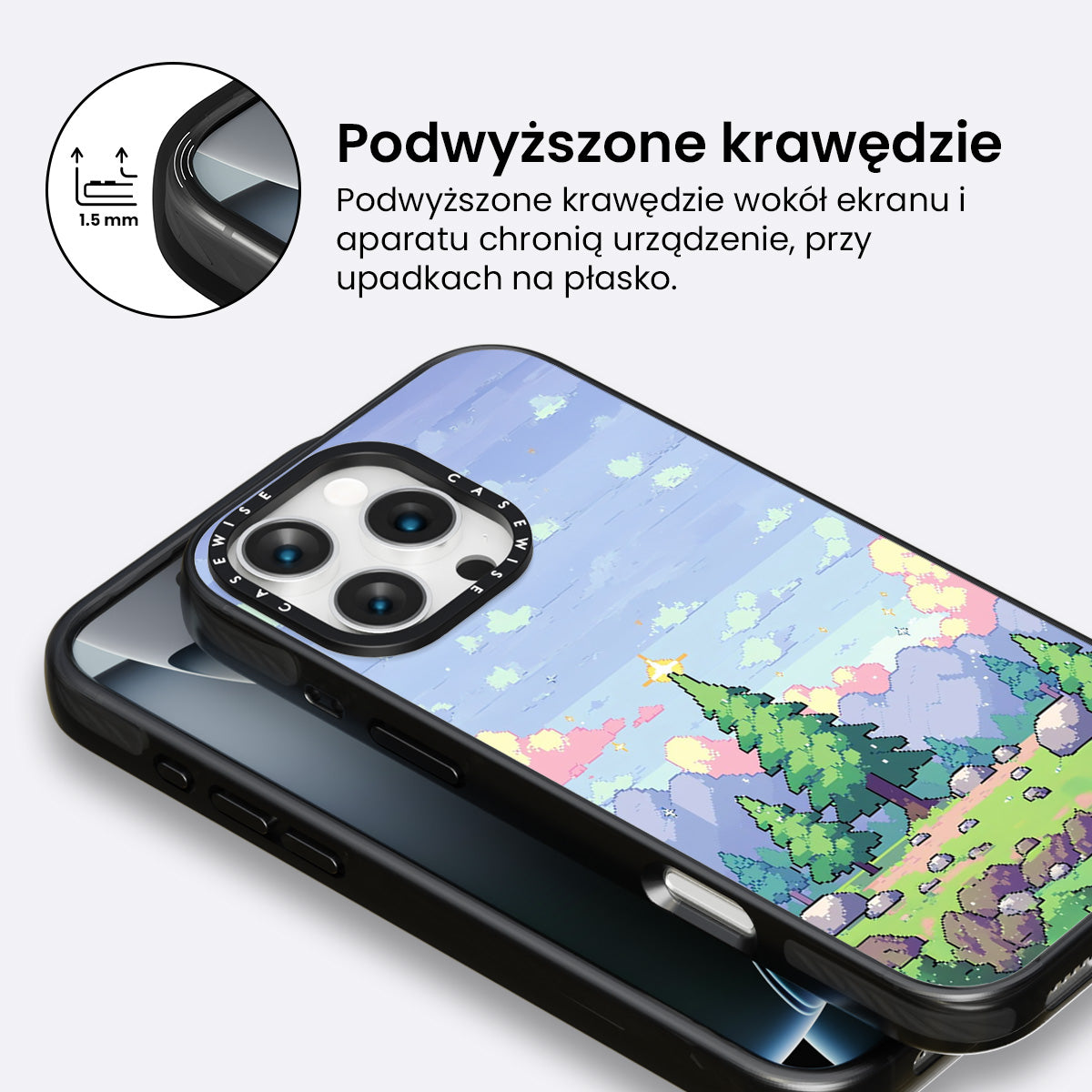 Leśna Pixel Bajka - Etui
