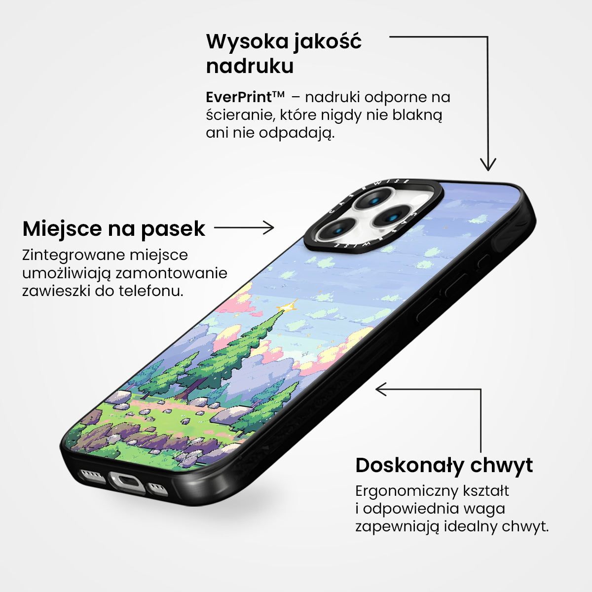Leśna Pixel Bajka - Etui