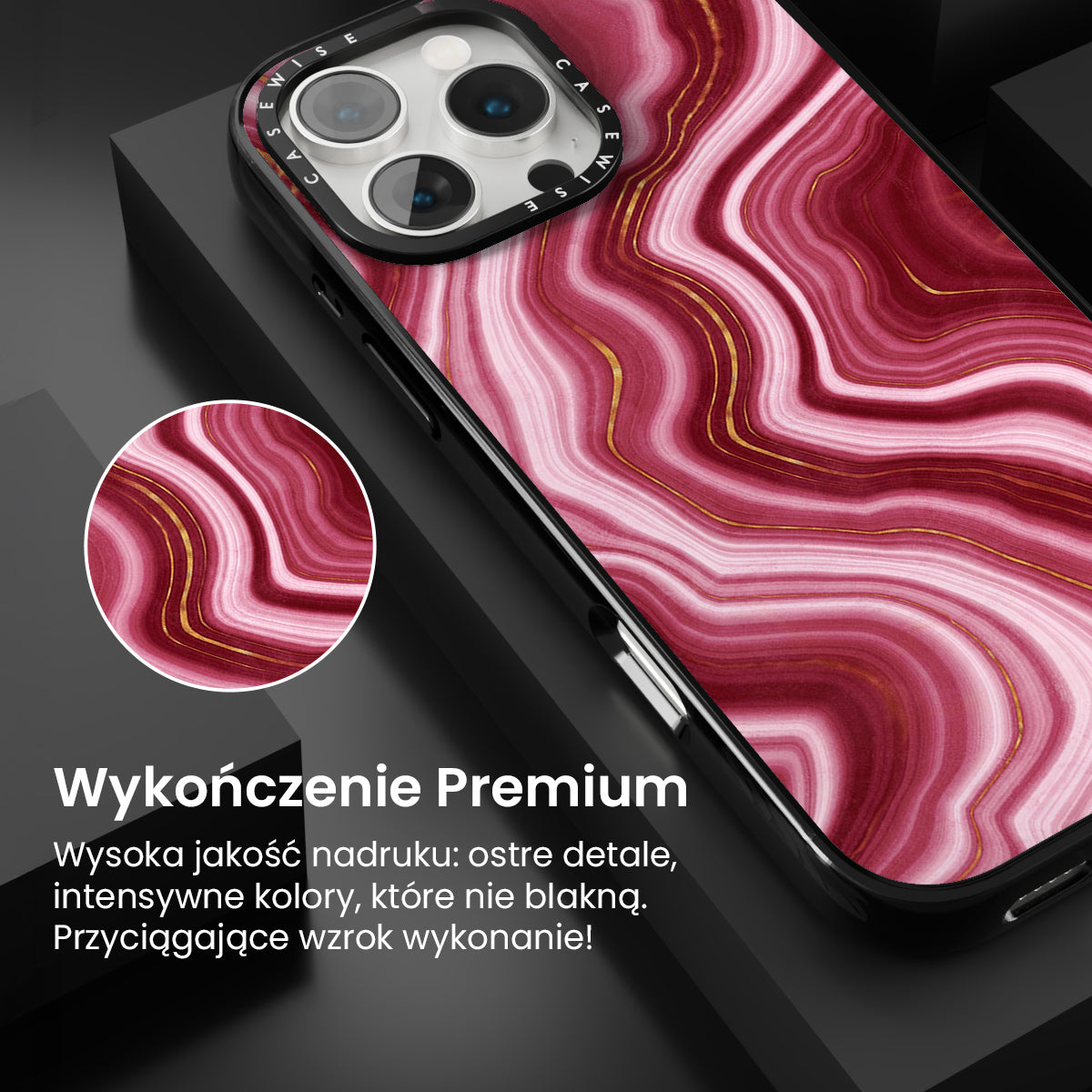 Red Agate Texture 04 - Etui