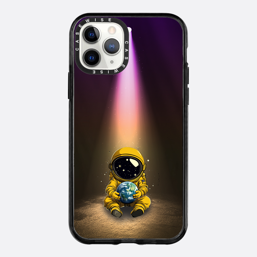 Light Astronaut Holding Earth Funny - Etui