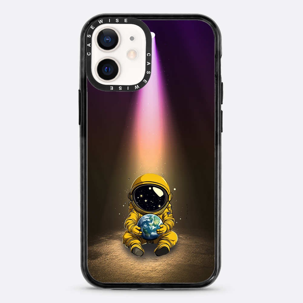 Light Astronaut Holding Earth Funny - Etui