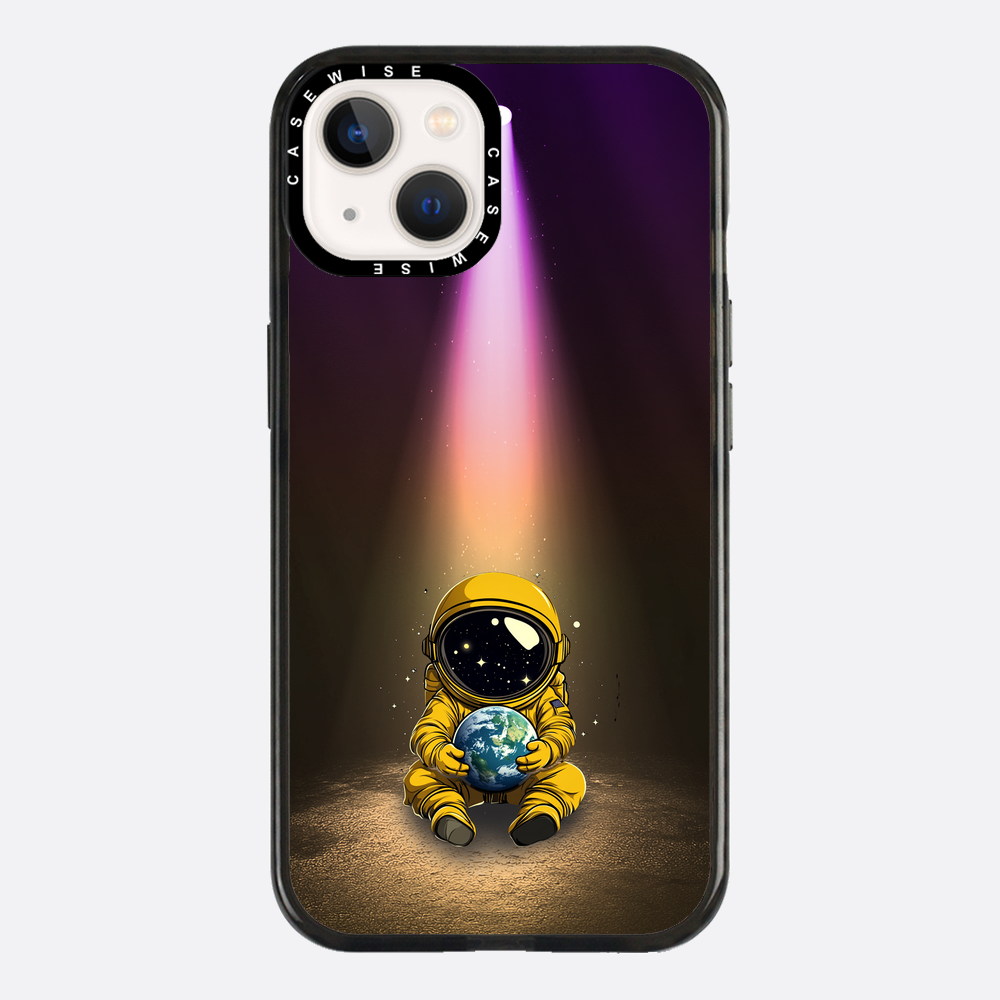Light Astronaut Holding Earth Funny - Etui