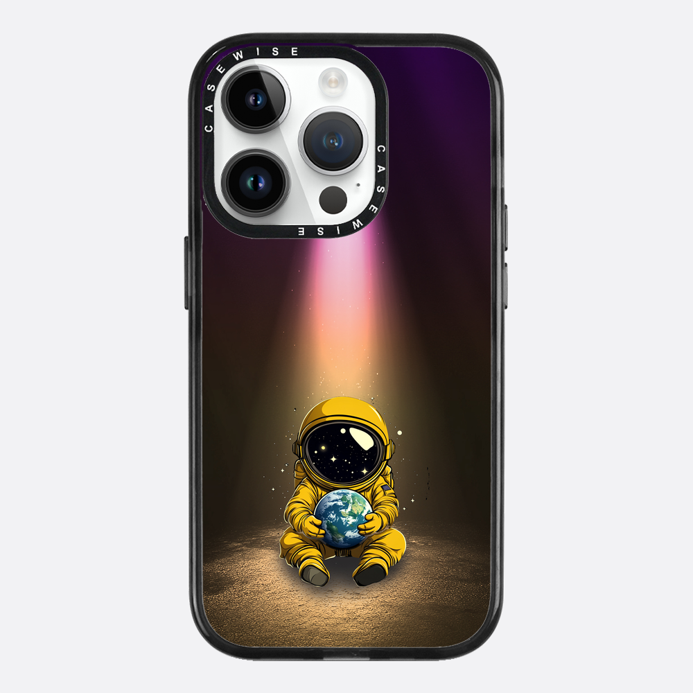 Light Astronaut Holding Earth Funny - Etui