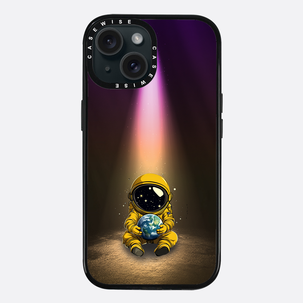 Light Astronaut Holding Earth Funny - Etui