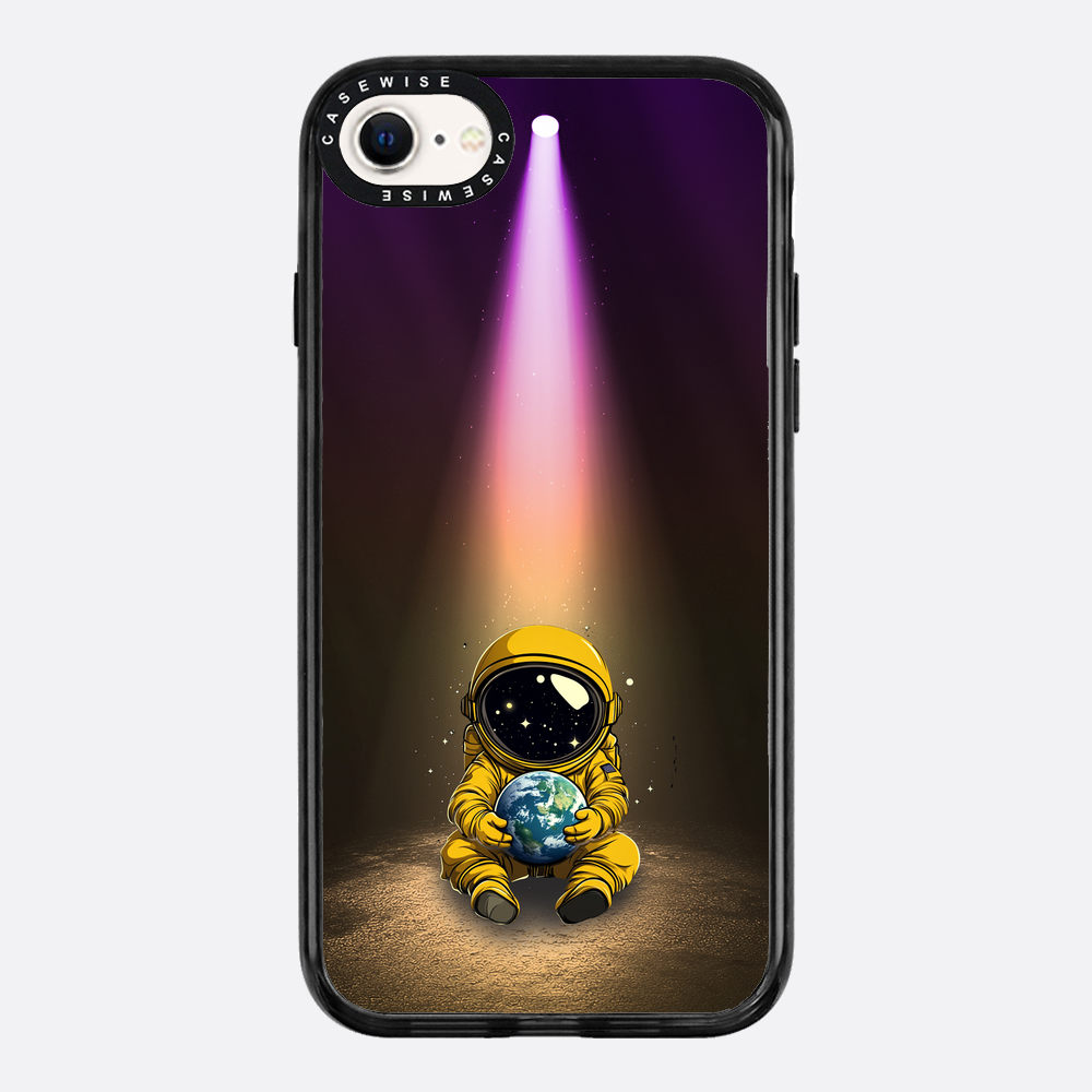 Light Astronaut Holding Earth Funny - Etui