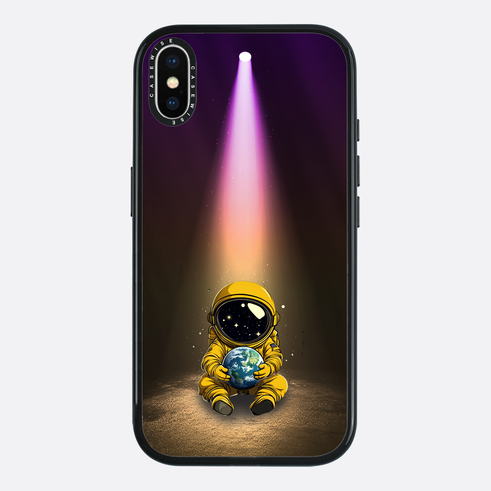 Light Astronaut Holding Earth Funny - Etui