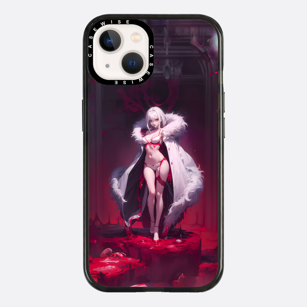 White Dress Anime Girl - Etui