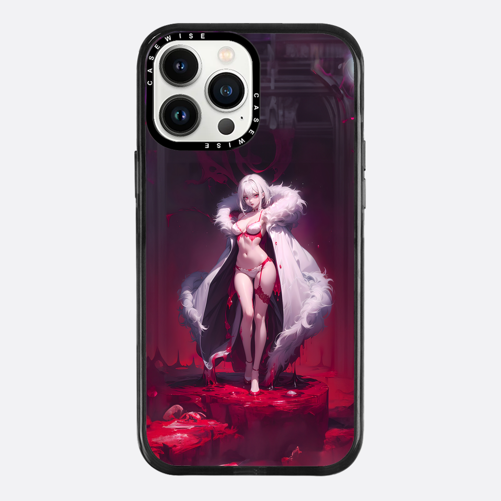 White Dress Anime Girl - Etui