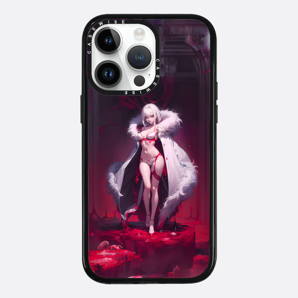 White Dress Anime Girl - Etui