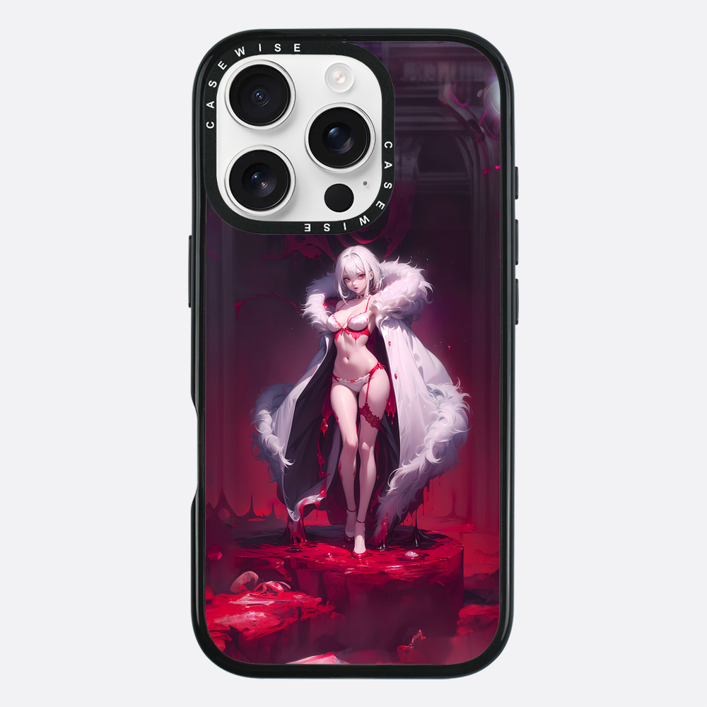White Dress Anime Girl - Etui