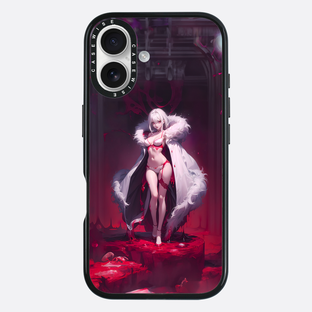 White Dress Anime Girl - Etui