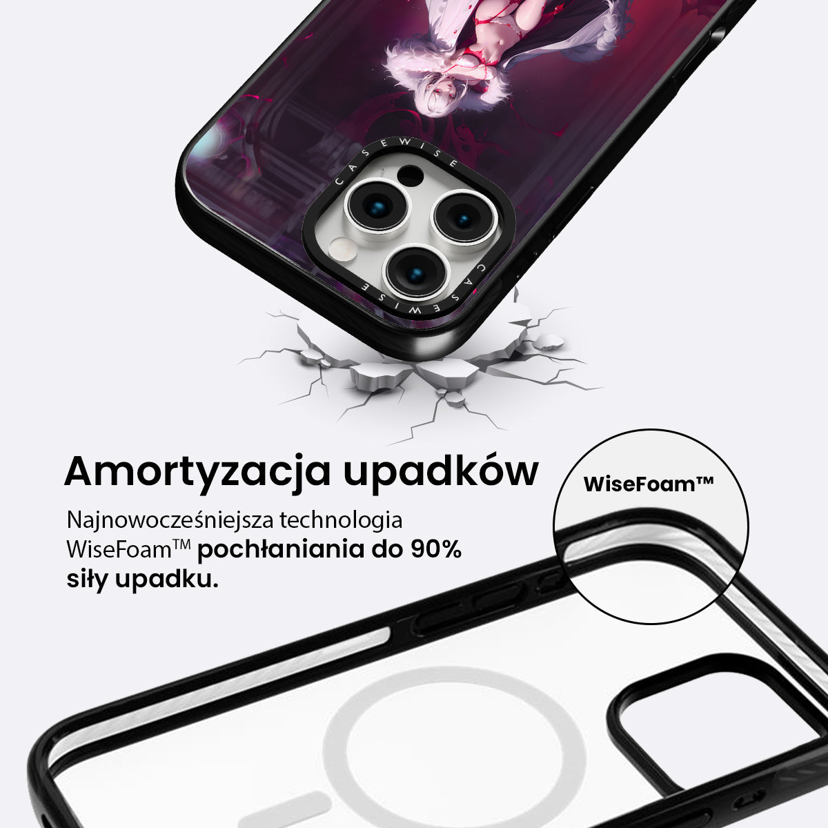 White Dress Anime Girl - Etui