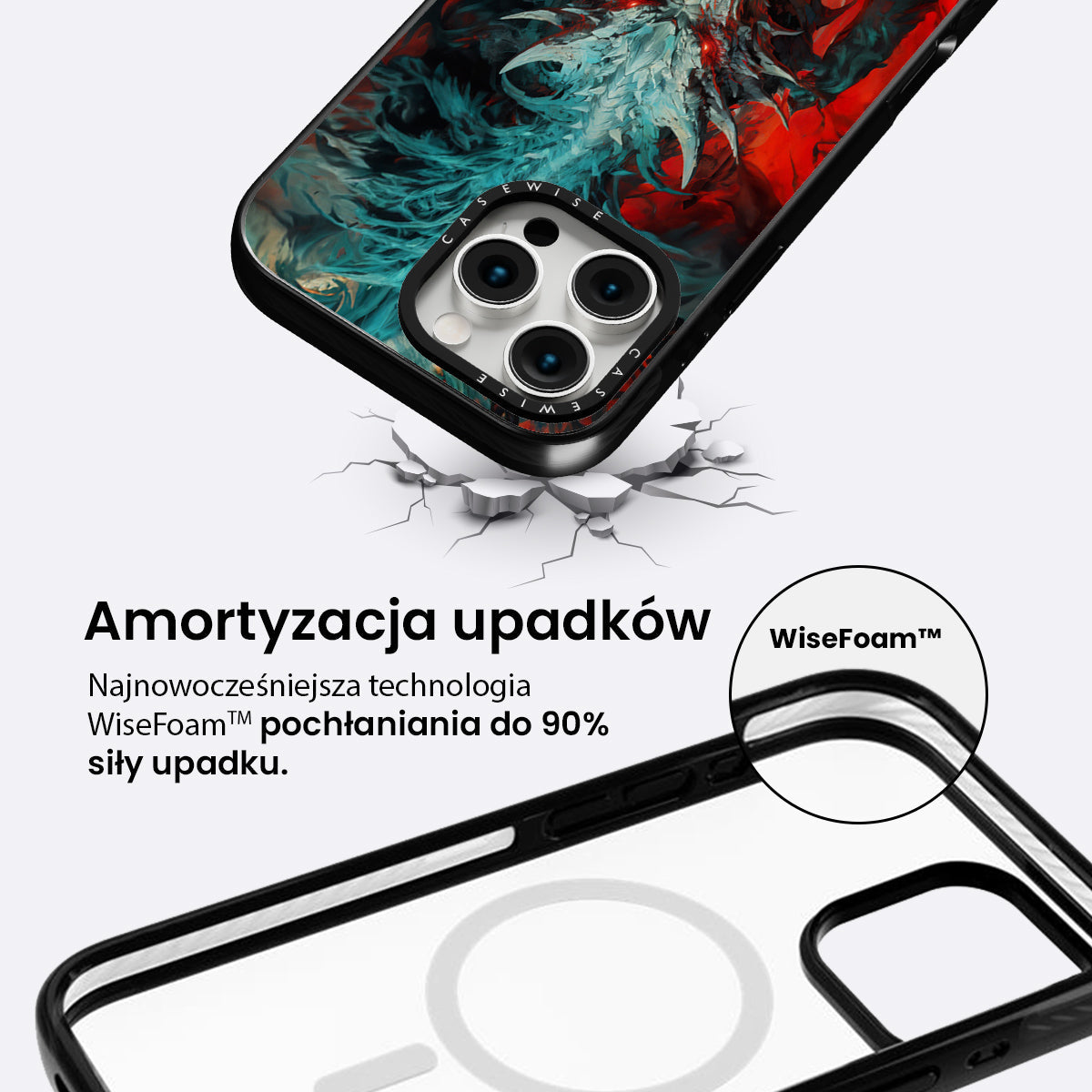 Cyan Red Dragon - Etui
