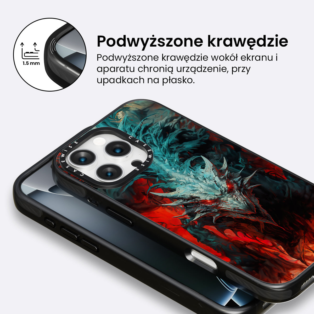 Cyan Red Dragon - Etui