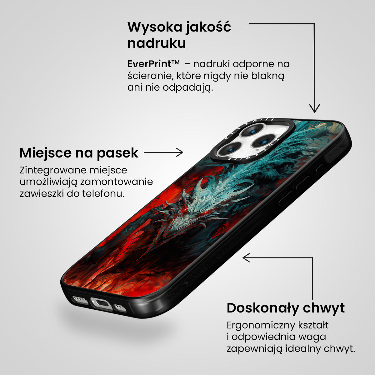 Cyan Red Dragon - Etui