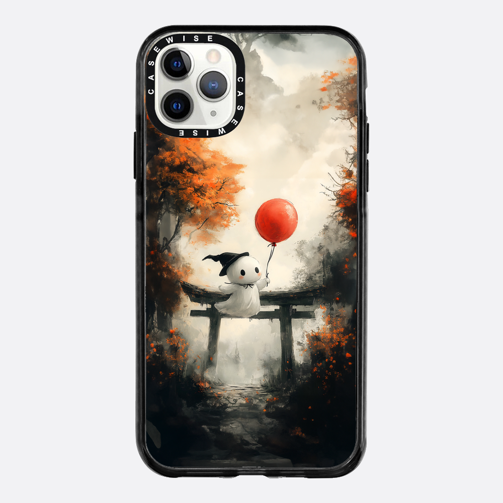 Japanese Torii Ghost with Balloon - Etui
