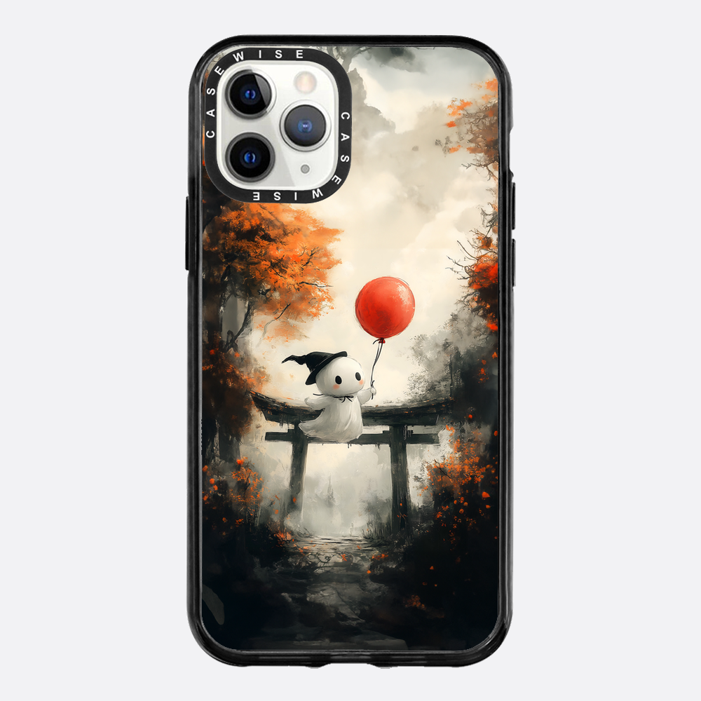Japanese Torii Ghost with Balloon - Etui
