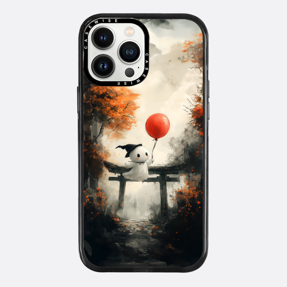 Japanese Torii Ghost with Balloon - Etui