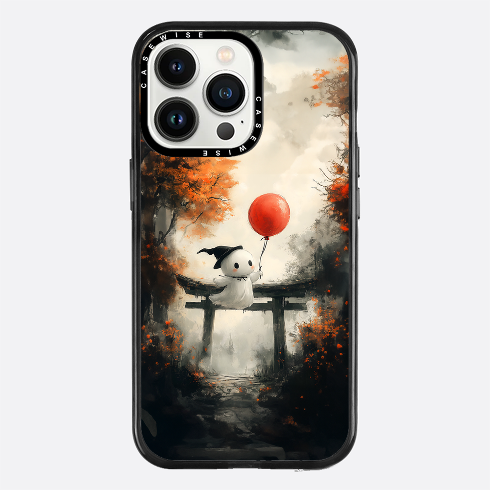 Japanese Torii Ghost with Balloon - Etui
