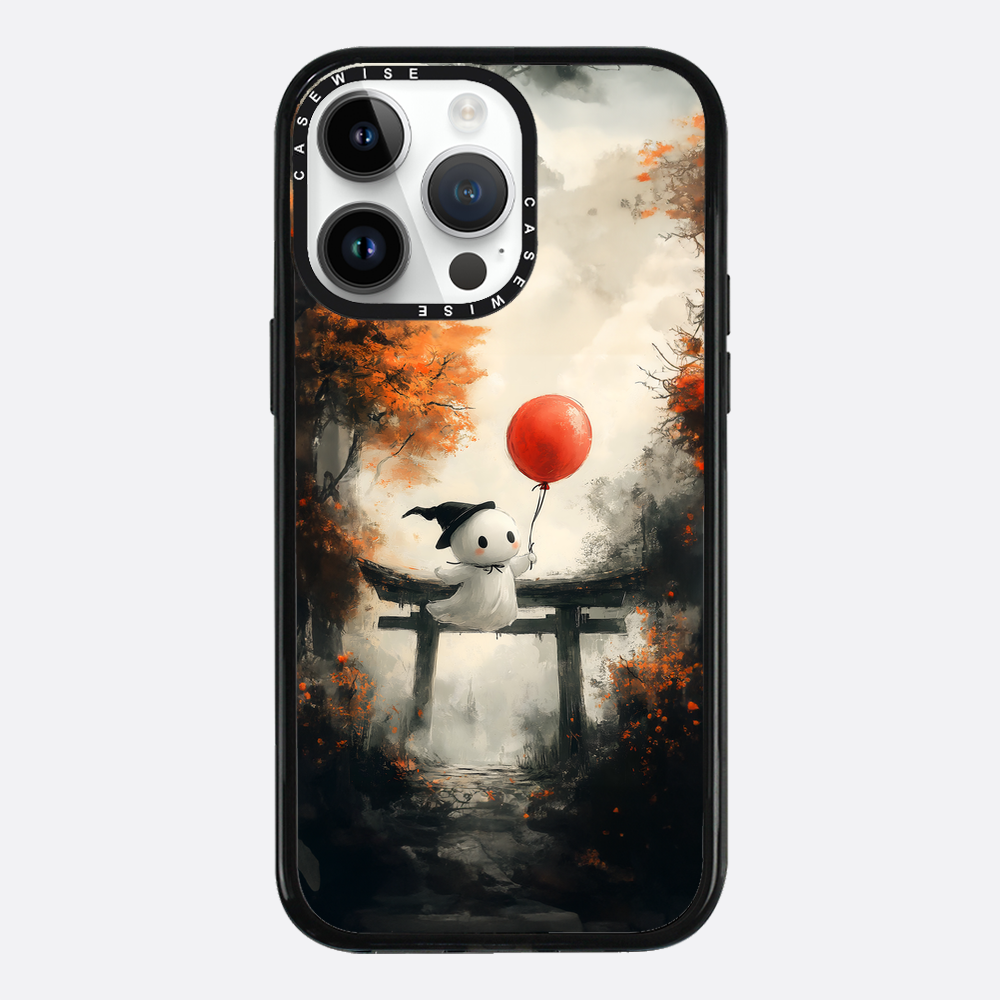 Japanese Torii Ghost with Balloon - Etui