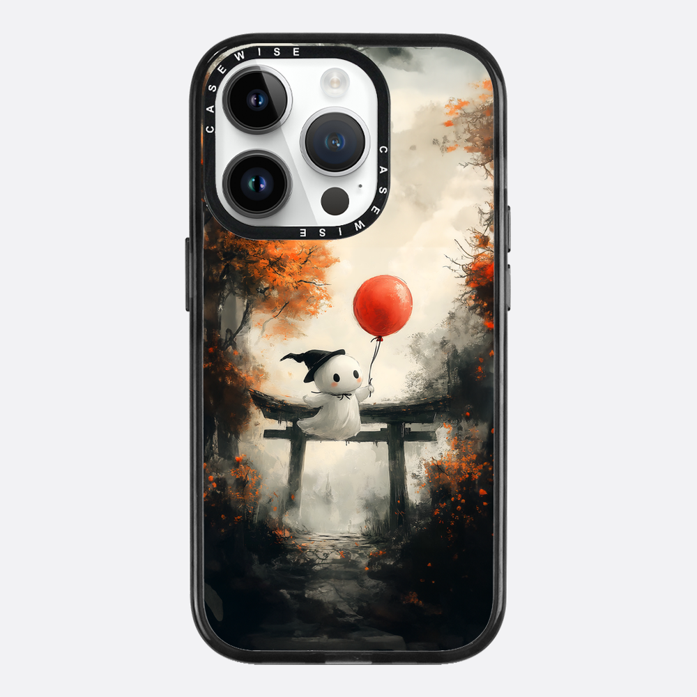 Japanese Torii Ghost with Balloon - Etui