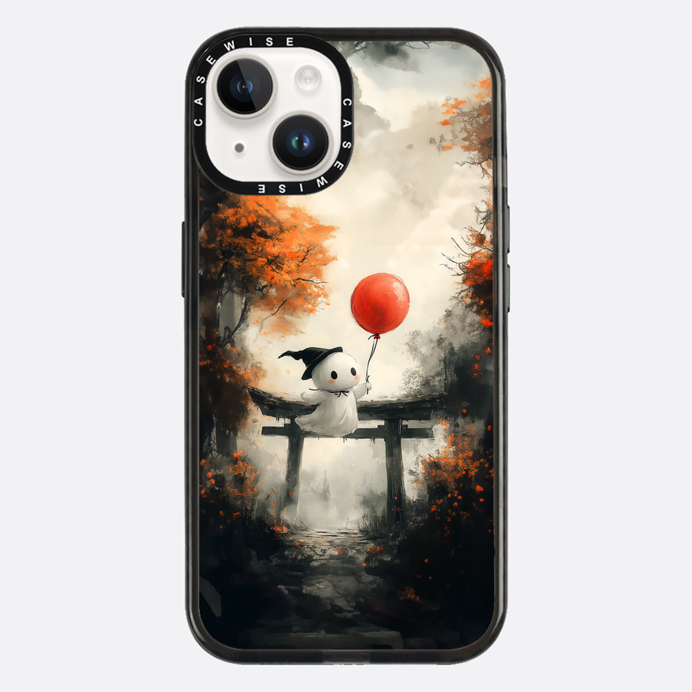 Japanese Torii Ghost with Balloon - Etui