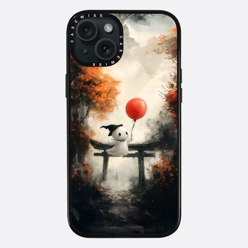 Japanese Torii Ghost with Balloon - Etui