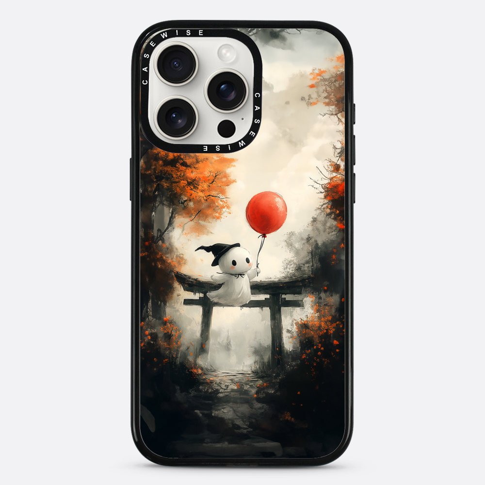 Japanese Torii Ghost with Balloon - Etui
