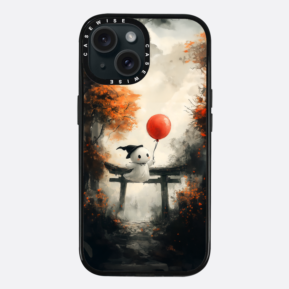 Japanese Torii Ghost with Balloon - Etui
