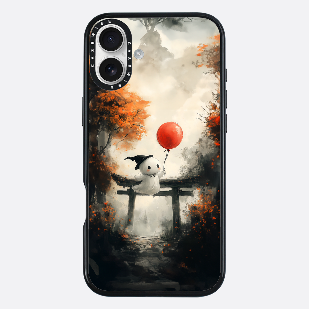 Japanese Torii Ghost with Balloon - Etui