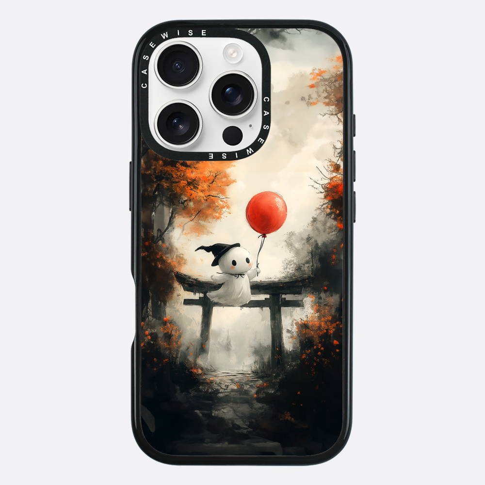 Japanese Torii Ghost with Balloon - Etui