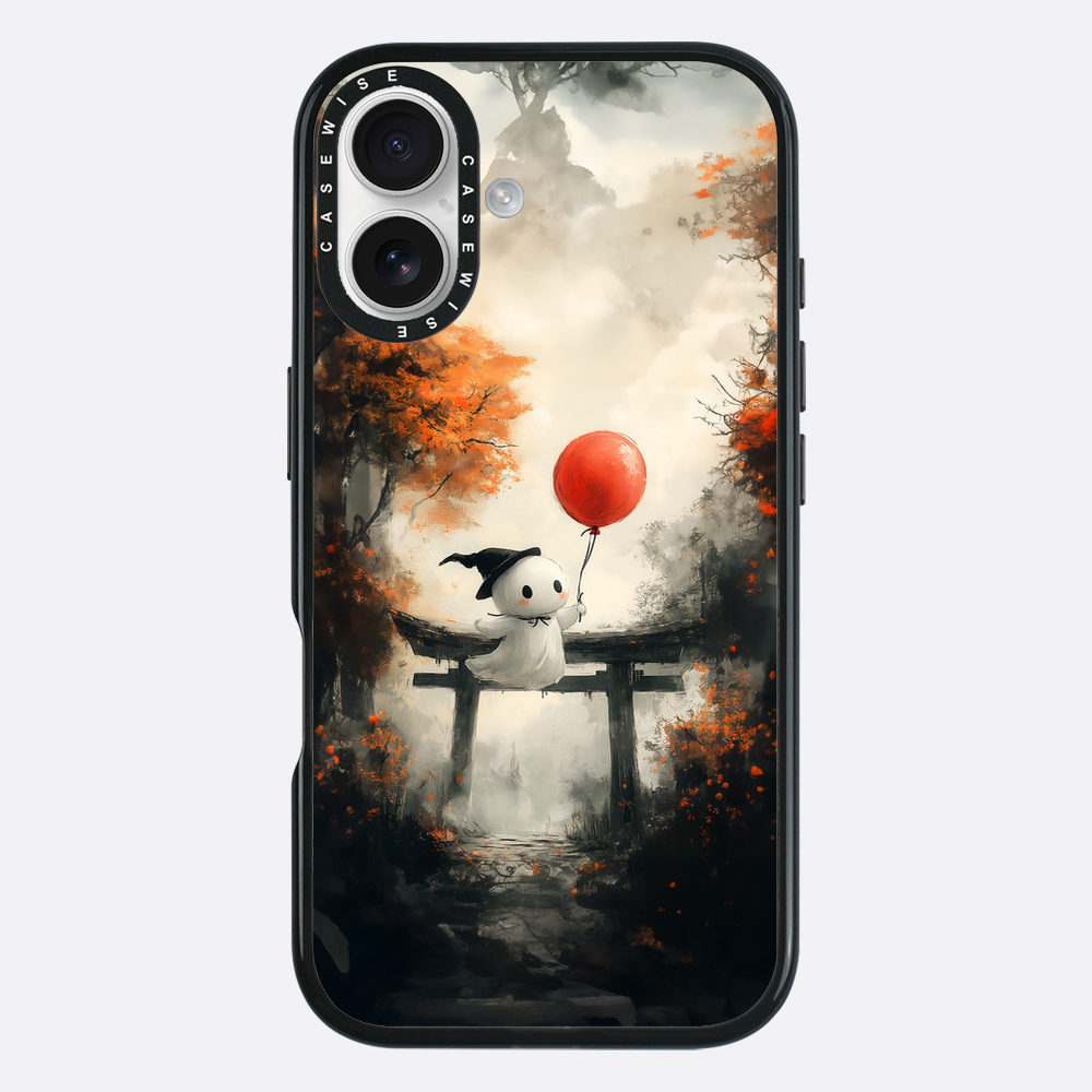 Japanese Torii Ghost with Balloon - Etui
