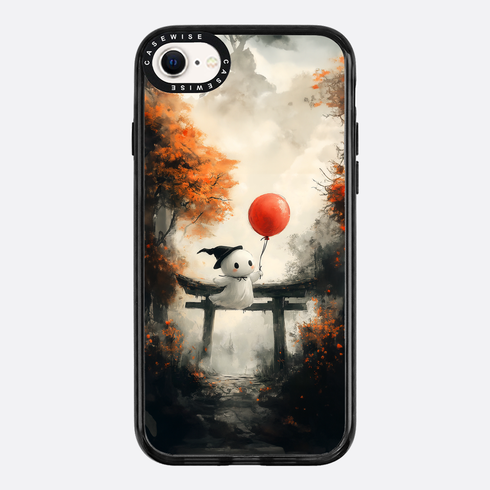 Japanese Torii Ghost with Balloon - Etui