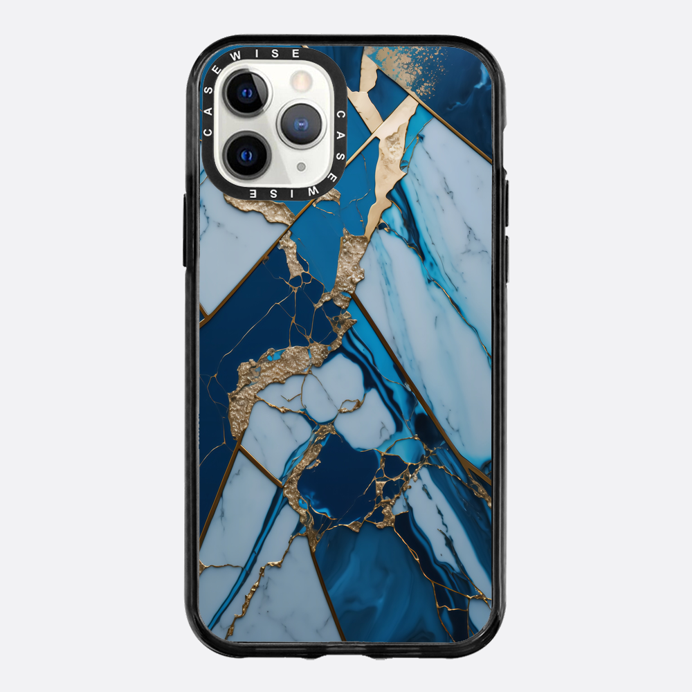 Abstract Sapphire Kintsugi - Etui