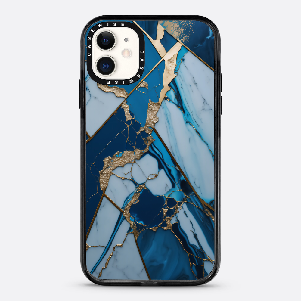 Abstract Sapphire Kintsugi - Etui