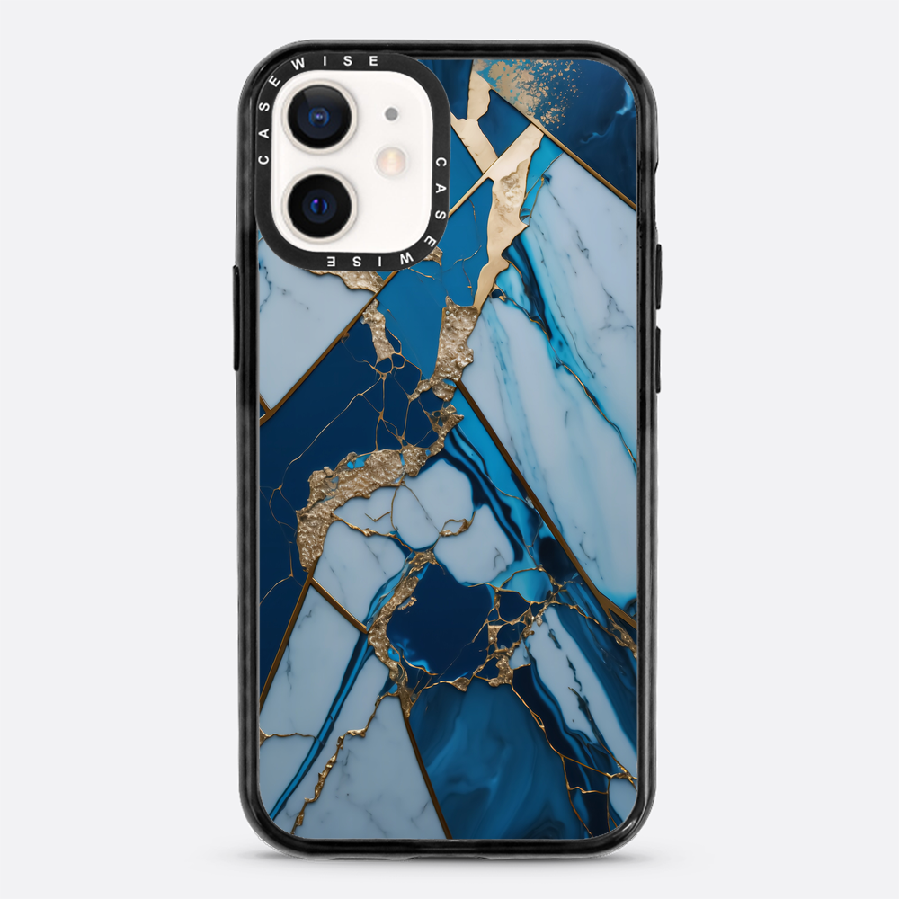 Abstract Sapphire Kintsugi - Etui