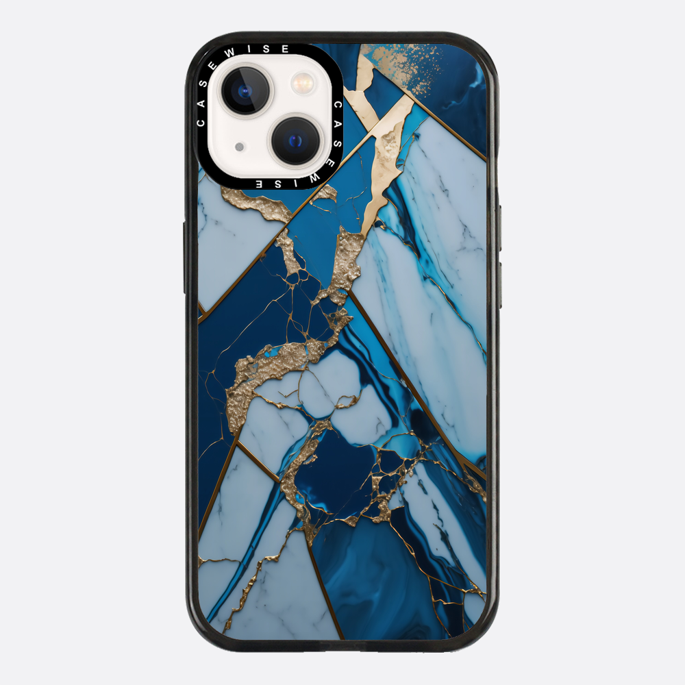 Abstract Sapphire Kintsugi - Etui