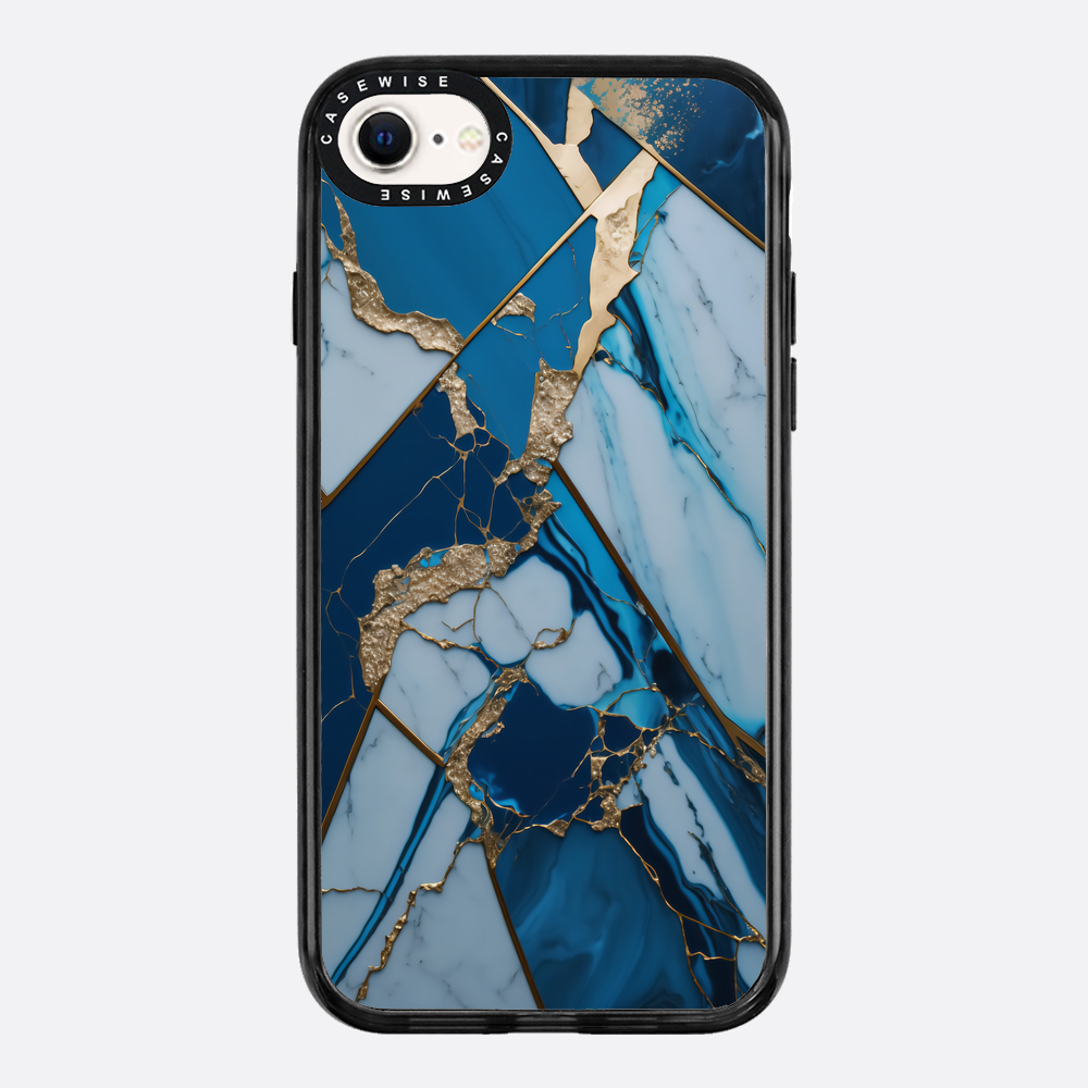 Abstract Sapphire Kintsugi - Etui