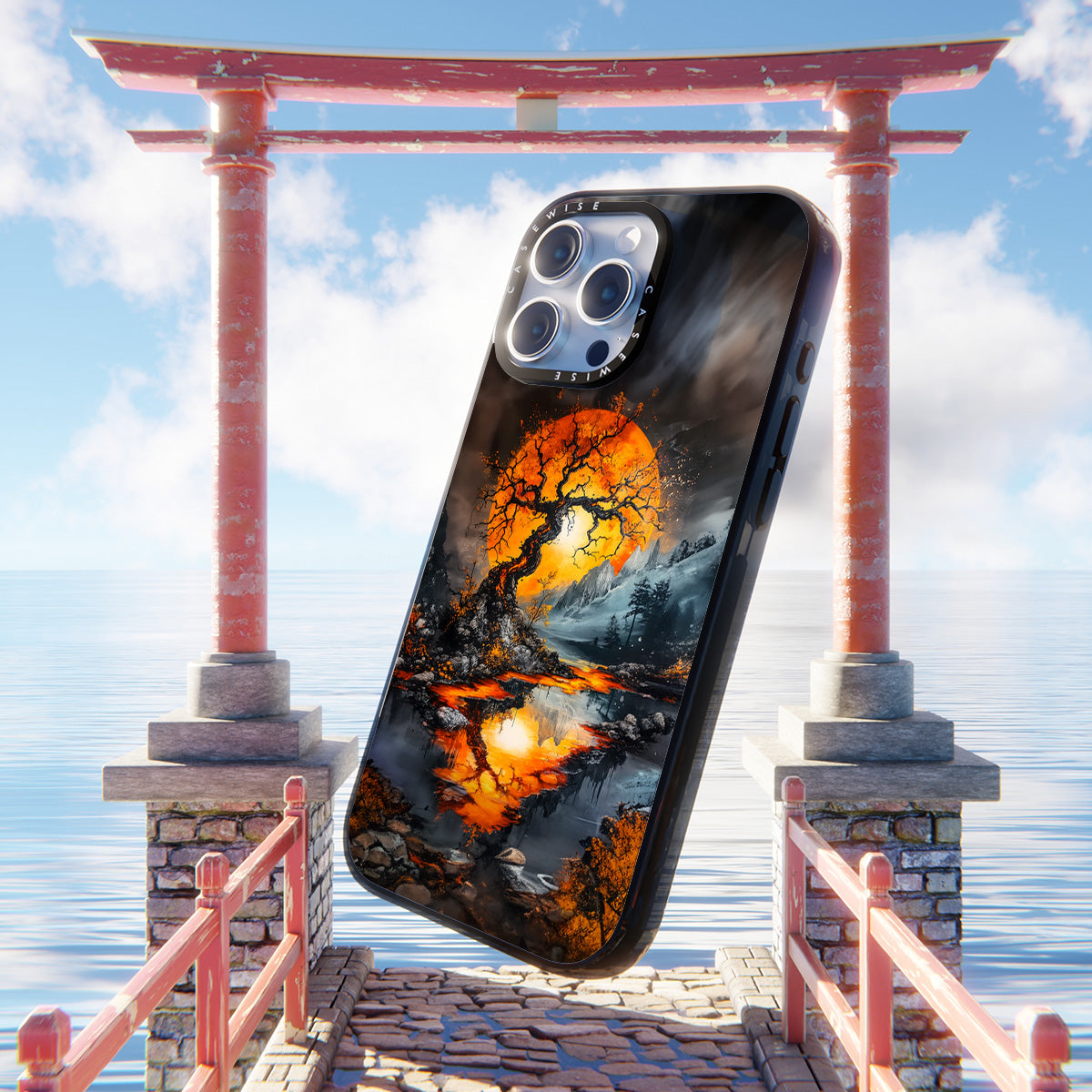 Golden Landscape - Etui