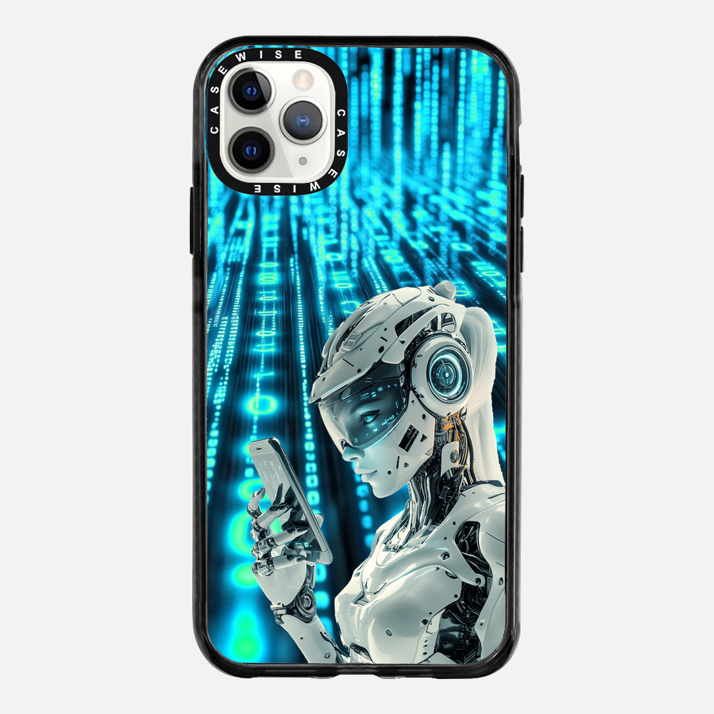 Digital Female Robot Phone - Etui
