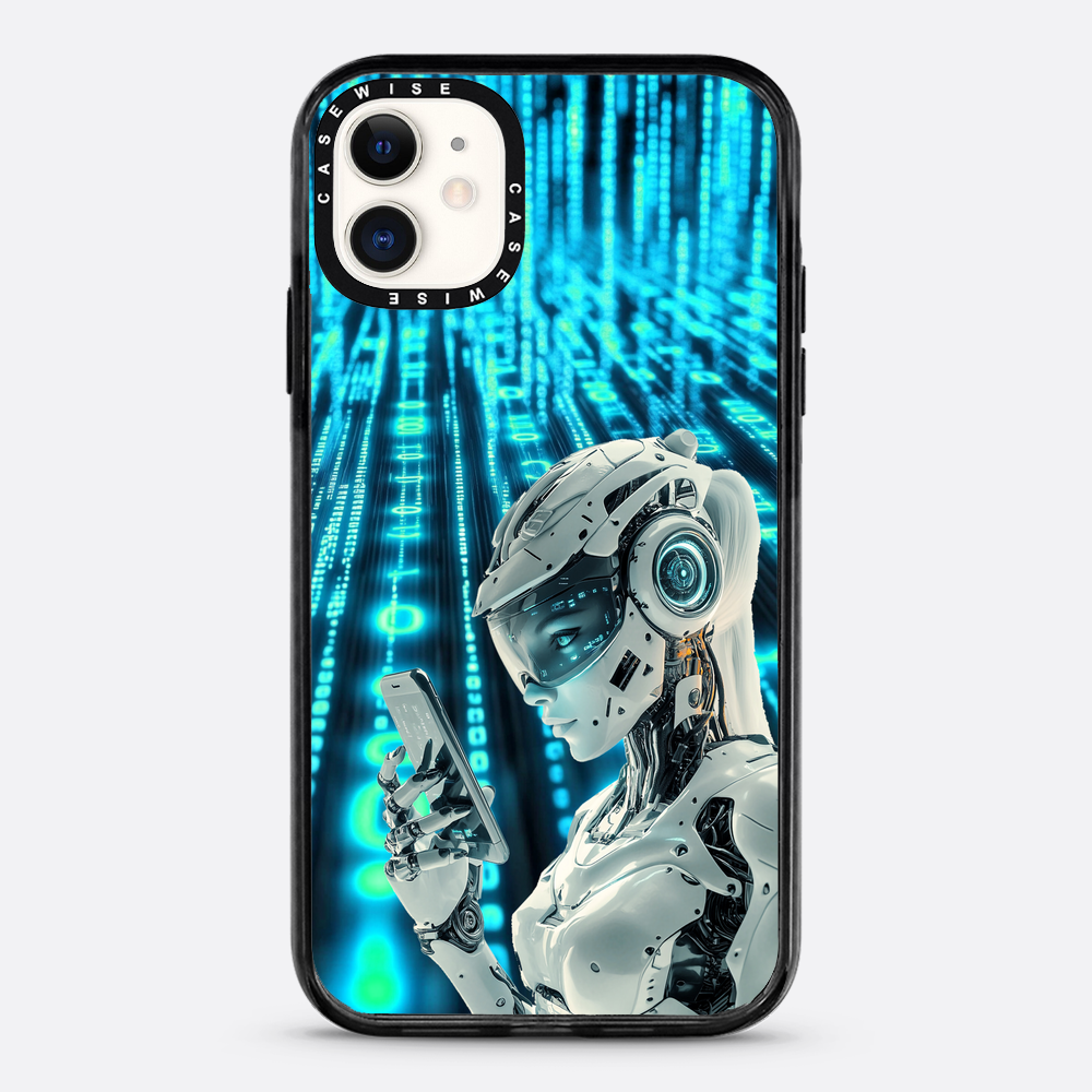 Digital Female Robot Phone - Etui